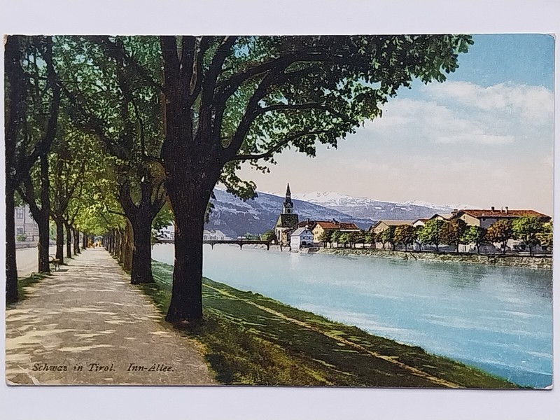 Ak Schwaz In Tirol - Inn-Allee - ÃSterreich - Ca. 1915