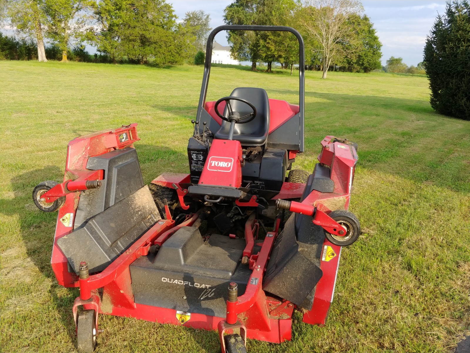 Toro 455-D GroundsMaster 4X4 Diesel Mower  11' Cut, Wide Area Mower, Batwing