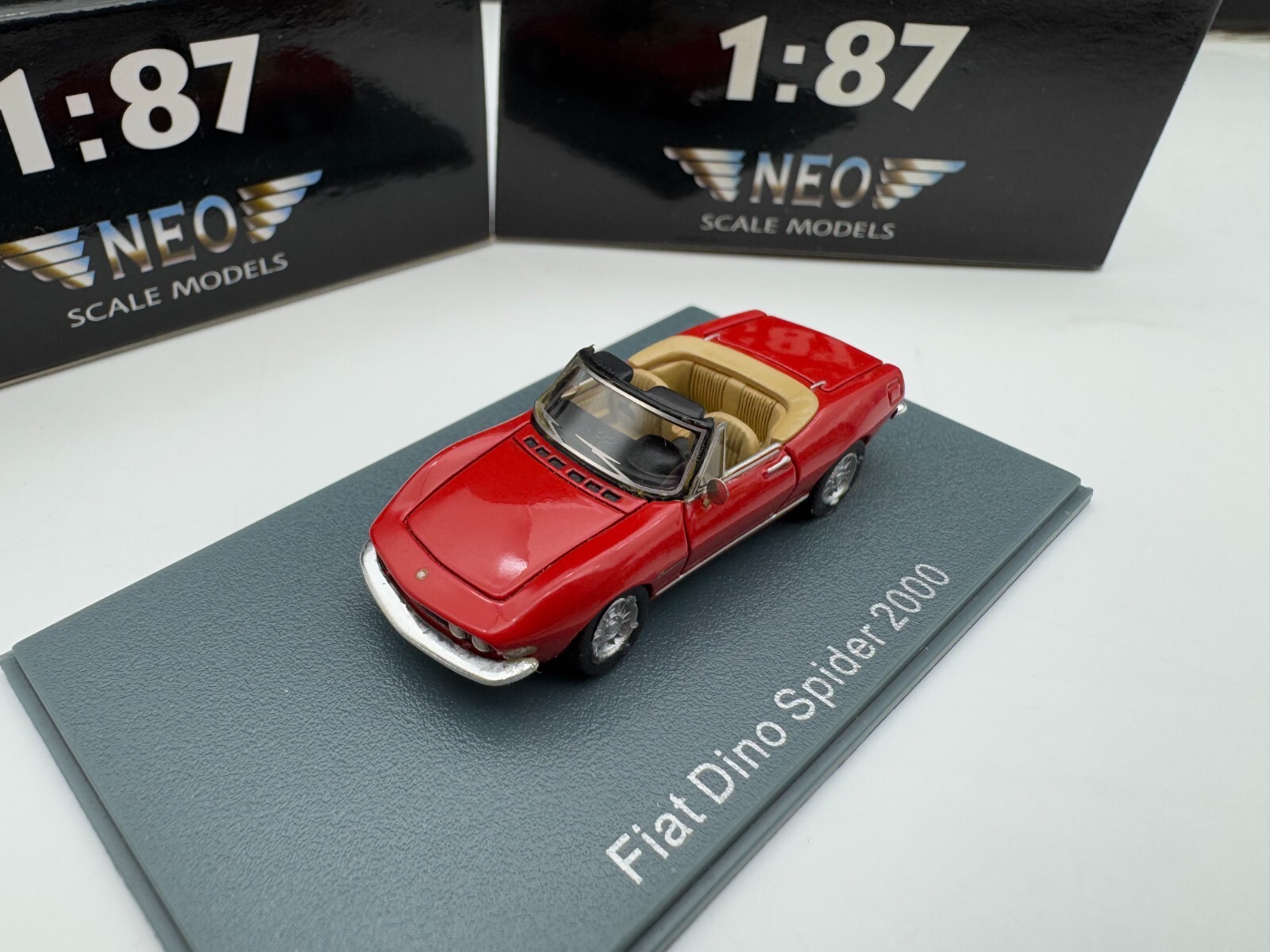 ミニカー NEO Fiat Dino Spider 2000 1/87 ミニカー NEO Fiat Dino Spider 2000 1/87 NEO 1/87 Fiat Dino
