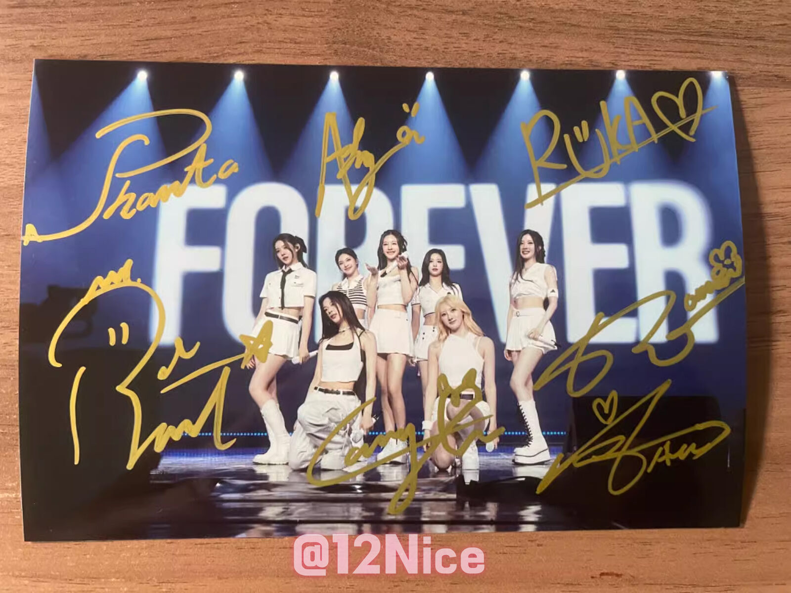 BABYMONSTER ヨントン サイン BABYMONSTER- ALL MEMBERS Autographed Hand Signed Photo K-POP