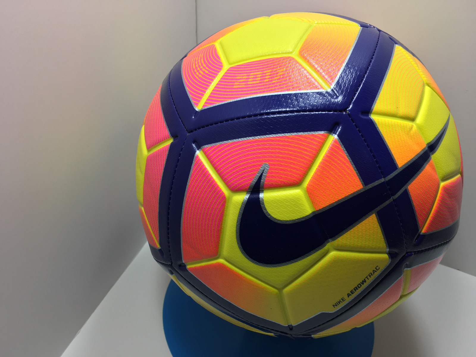 pink nike soccer ball