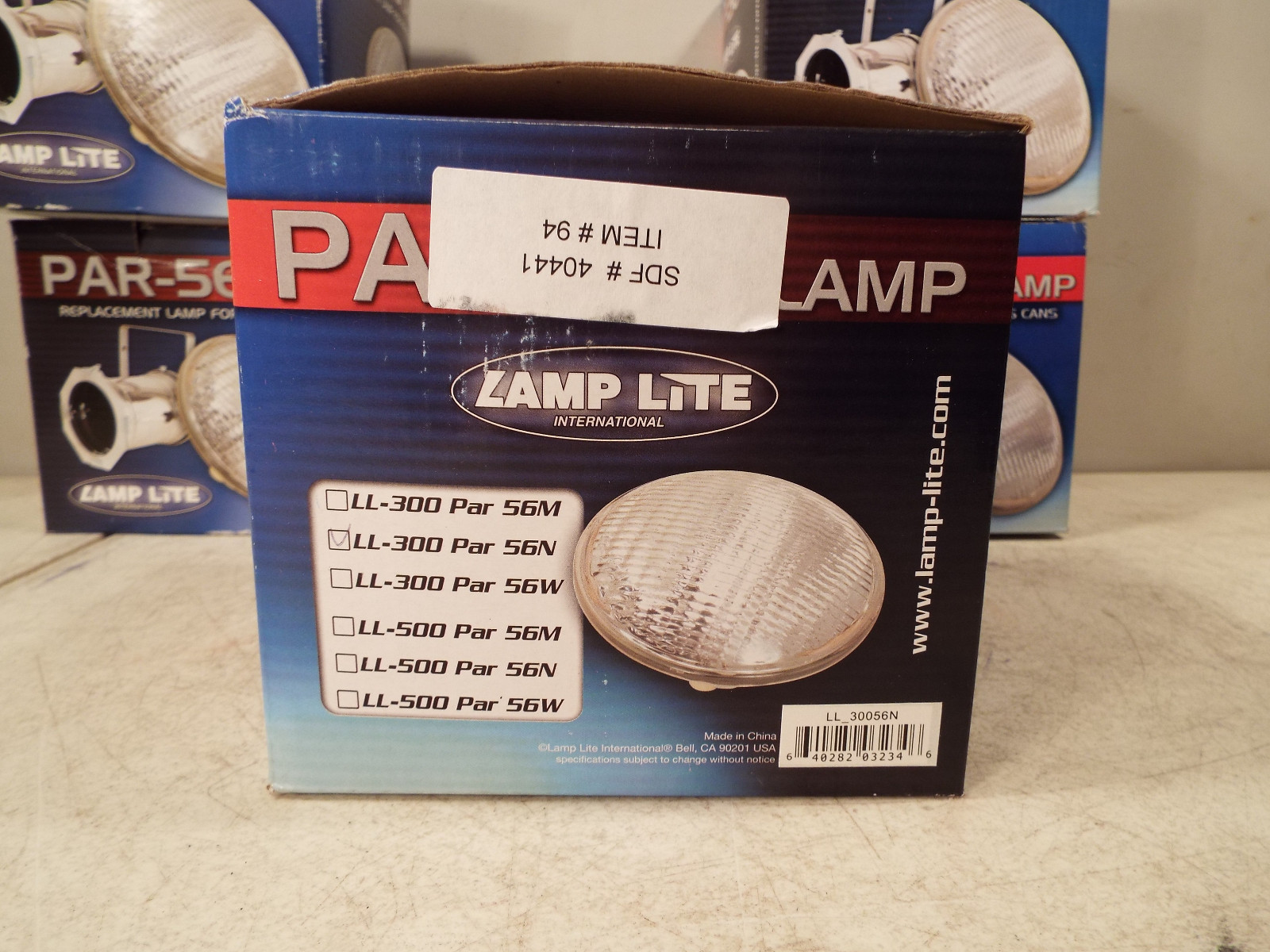 Lot of 6 Lamp Lite LL-300 PAR56N 300 Watt PAR 56 Sealed Beam Narrow Stage Lights