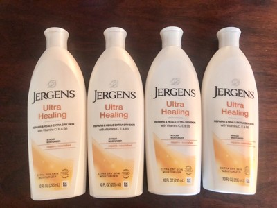 4-Pack Jergens Ultra Healing Dry Skin Moisturizer Vitamin C, E & B5  10 oz EACH