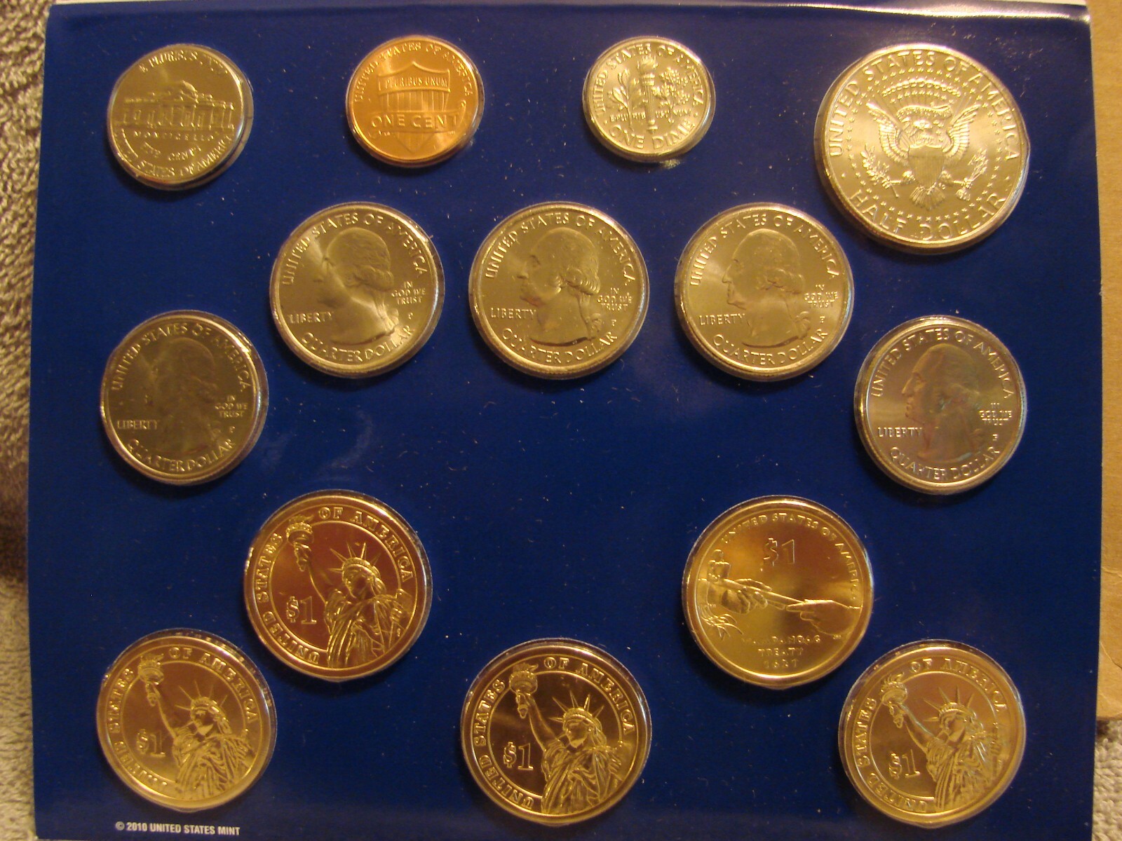 2011 U.S.  UNCIRCULATED MINT (28) COIN SET P & D OPEN  BOX