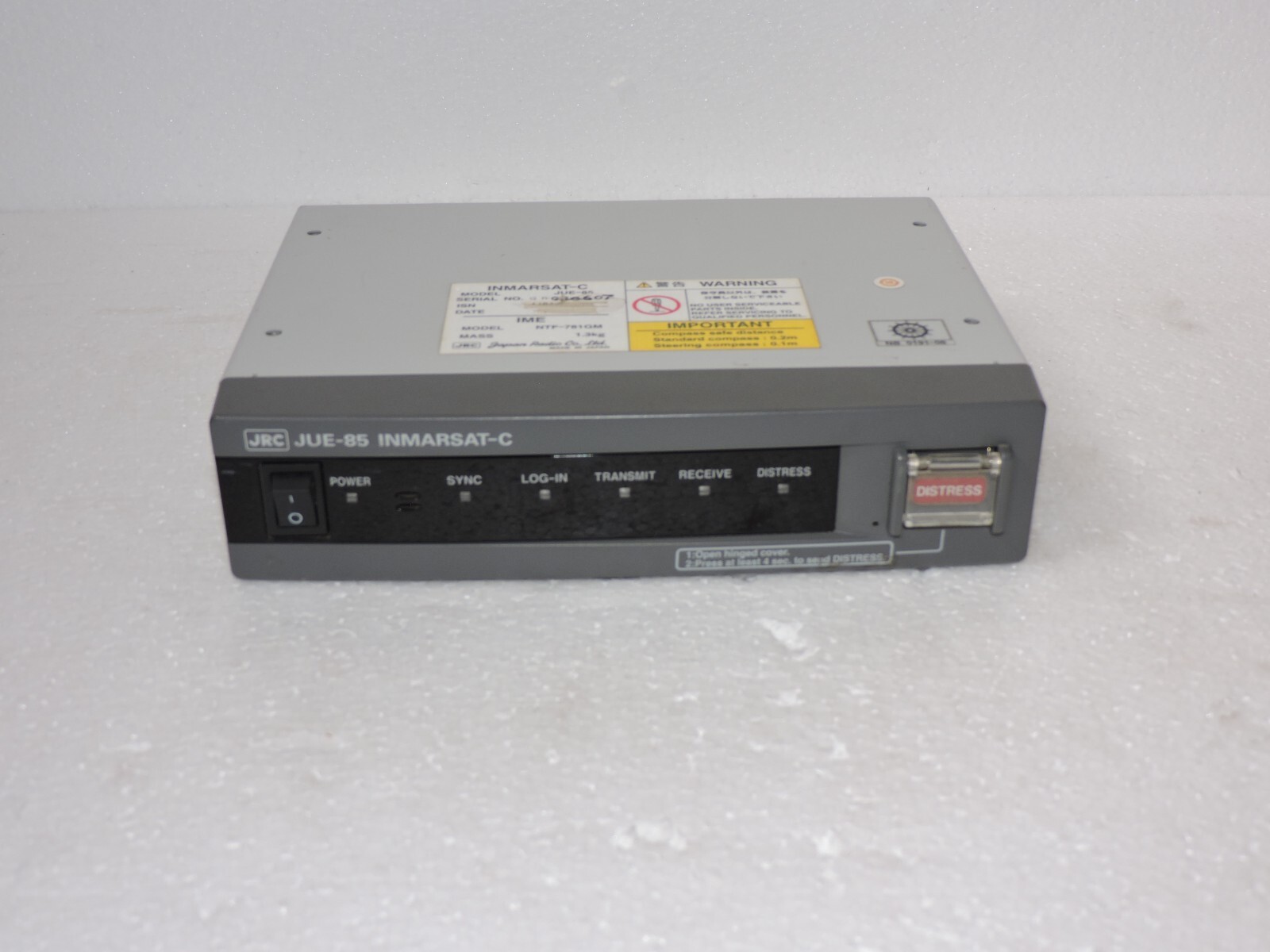 JRC JUE-85 Inmarsat Mini-C S/N 030507 IME Model NTF-781GM | eBay