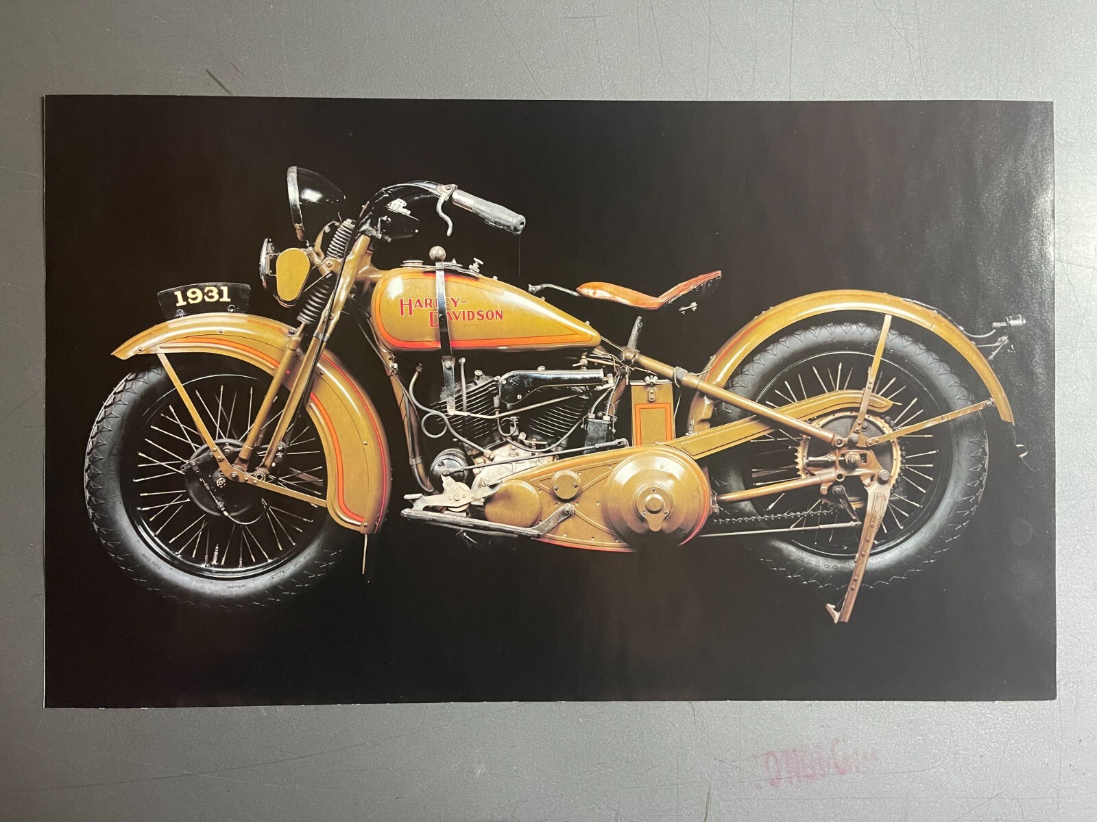 Harley Davidson ハーレーダビッドソン 16 フレームプリント Harley Davidson ハーレーダビッドソン 16 フレームプリント