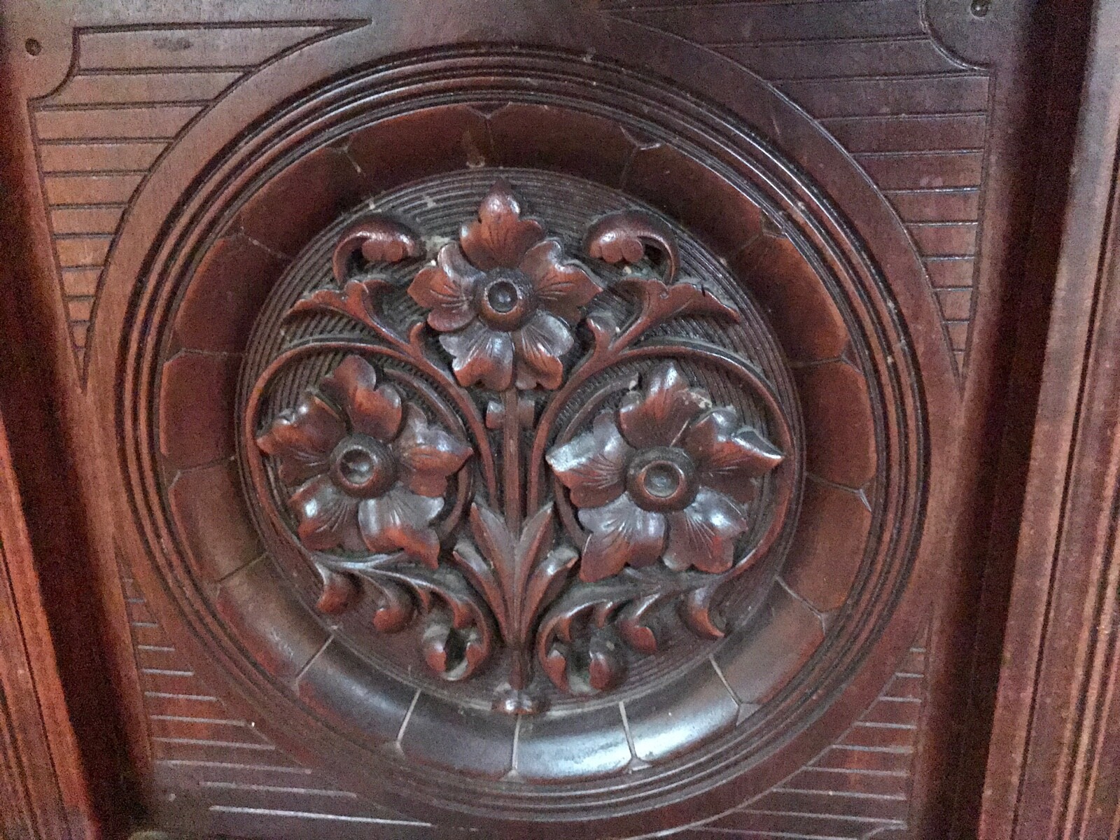 Antique Banquet Size Mahogany Dining Table and 18 Dining Chairs