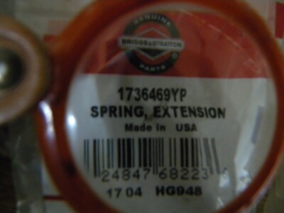 1736469 YP SPRING  OEM BRIGGS & STRATTON/MURRAY FACTORY BETTER PART
