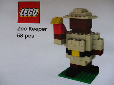 LEGO  Pick-a-brick Modell Zoowärter Neu in OVP mit BA  pickable model Zookeeper