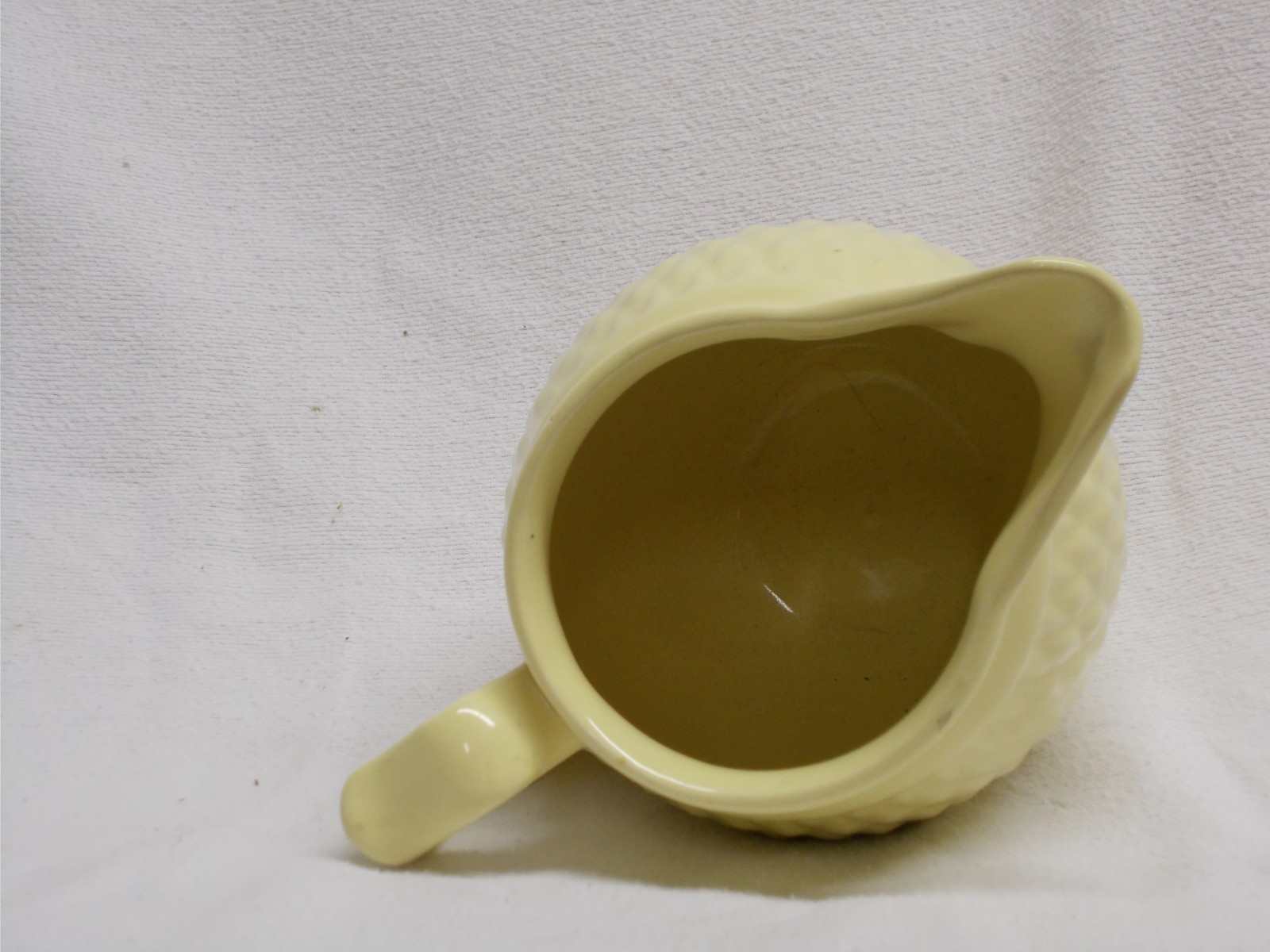 Vintage Hull Nuline Bak-Serve Diamond Quilt Batter Jug 6