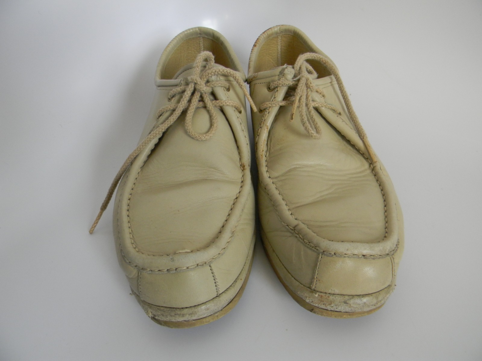Vintage Mens Johnston & Murphy After Hours Beige Oxford Vintage Mens Johnston & Murphy After Hours Beige Oxford