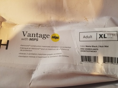 Smith Vantage MIPS Helmet Matte Citron-Black/ XL Box Damage Snowboard Skiing