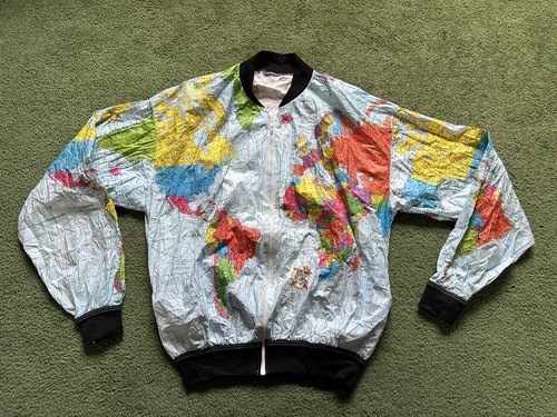 ジャケット・アウター 80s HAI SPORTING GEAR world map jacket 80s HAI SPORTING GEAR world map jacket