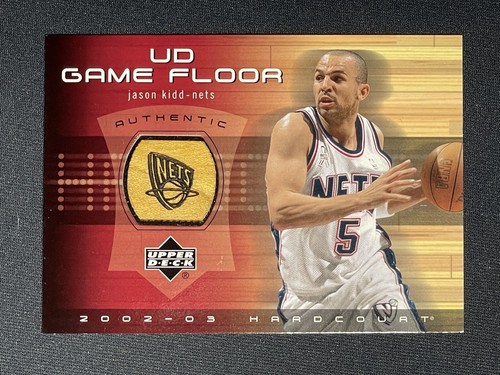 2002-03 UPPER DECK HARDCOURT UD Game Floor Jason Kidd Nets 2002-03 UPPER DECK HARDCOURT UD Game Floor Jason Kidd Nets