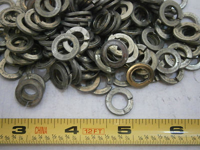 Split Lock Washer 5/16 Light Steel Zinc Plated Lot of 75 #3632