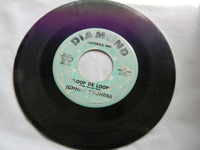 JOHNNY THUNDER LOOP DE LOOP / DON'T BE ASHAMED 45 RPM RECORD 008 