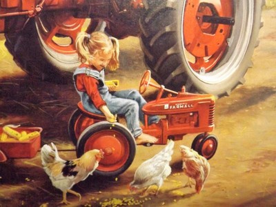 FARMALL TRACTOR ART by CHARLES FREITAG - FARMALL FRIENDS - SIGNED PRINT ONLY