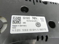 VW Golf 7 VII 13-17 TDI 2,0 110KW Kombiinstrument Tacho VW Golf 7 VII 13-17 22.10.2015 5G1920741A gebraucht Vorschau 6