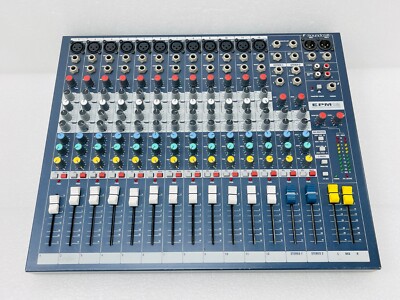 USED - EPM12 Soundcraft - Professional Audio Mixers With Power Cord / FREE SHIPP