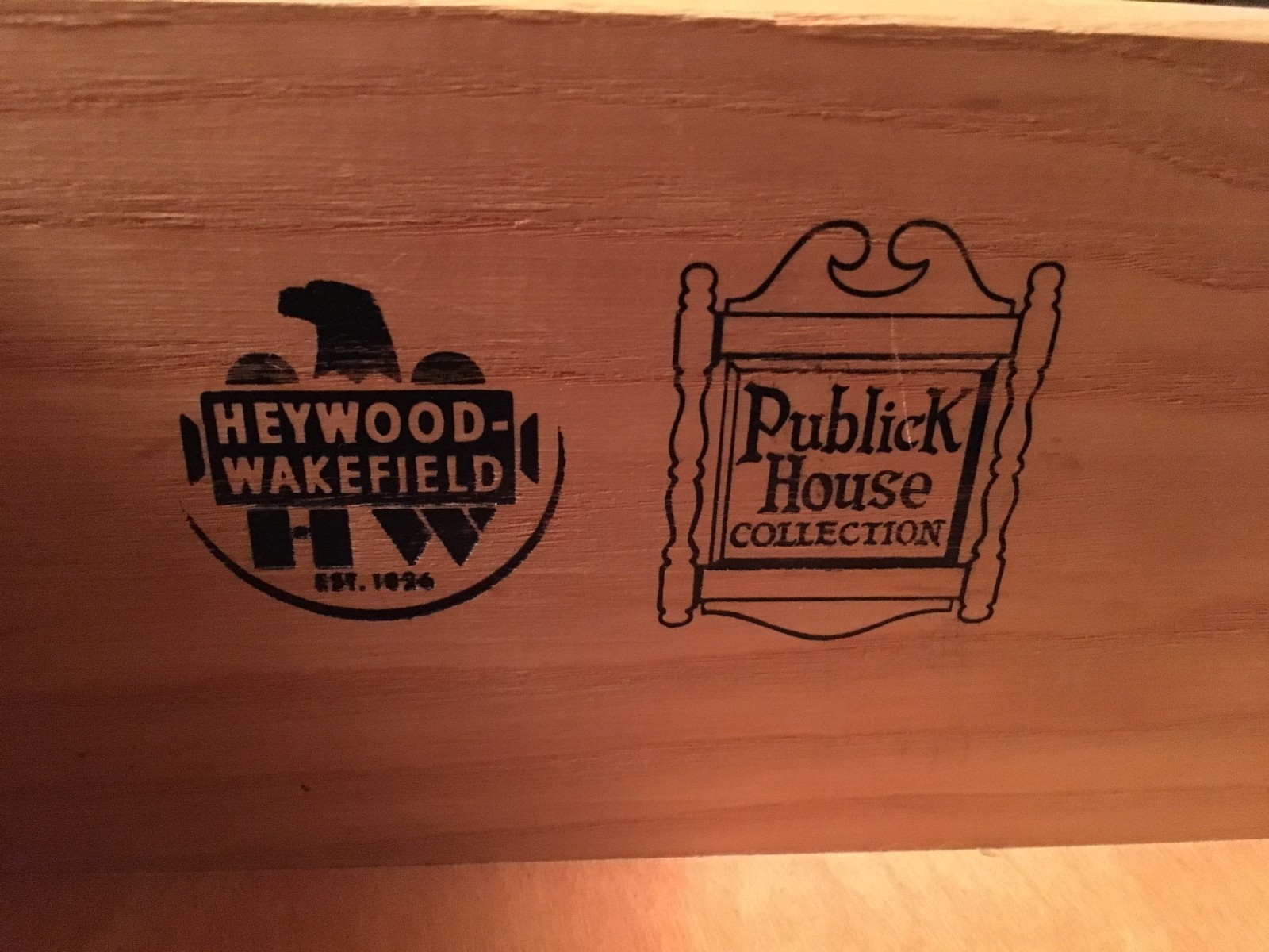 Heywood Wake field early american maple dresser & Mirror.