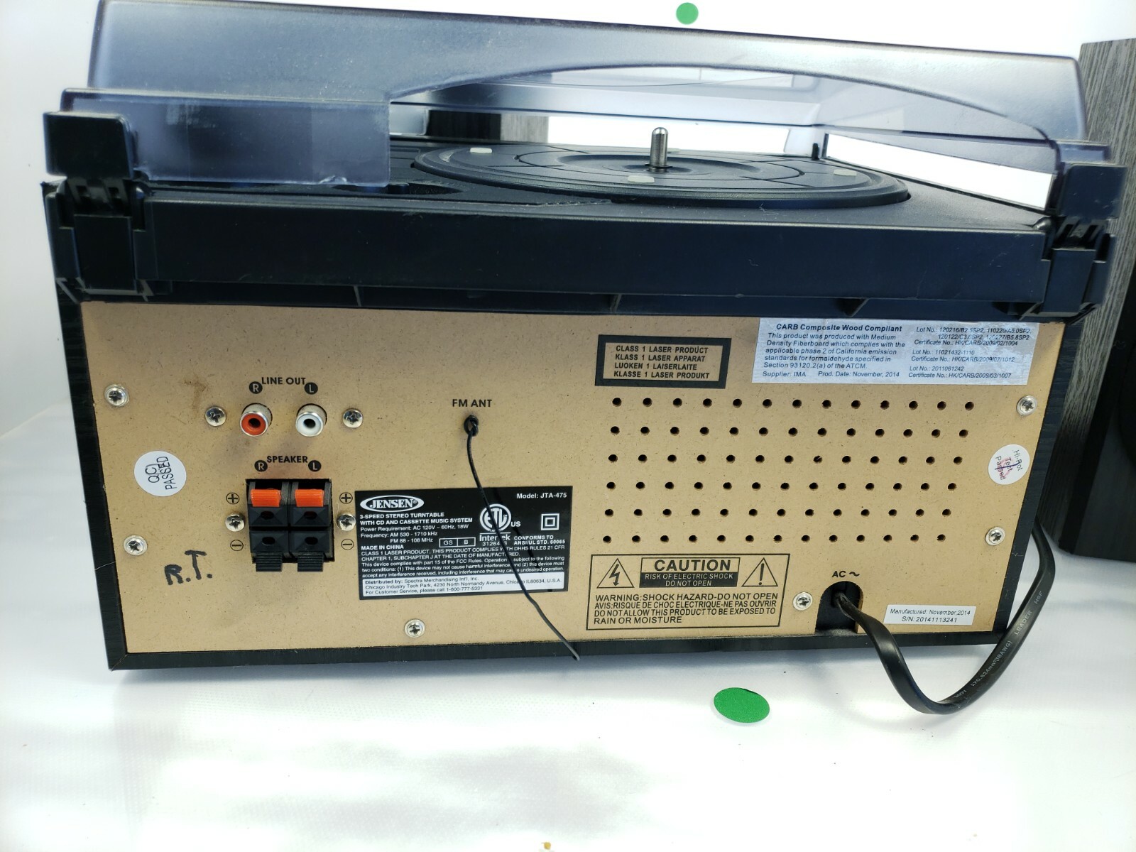 CD System, Cassette jta-475 