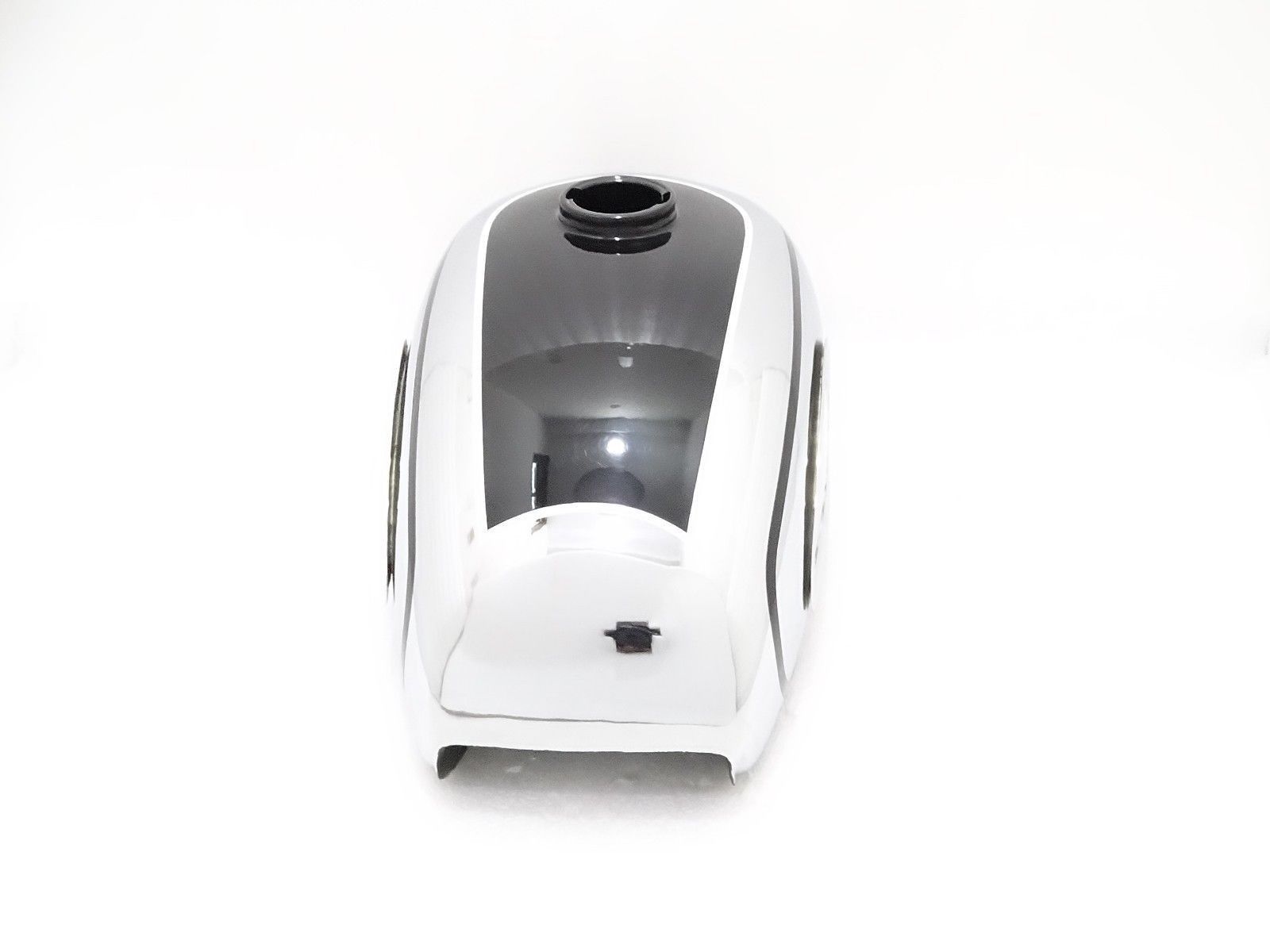 HOREX RESIDENT BOTTOM BLACK CHROME FUEL PETROL TANK 