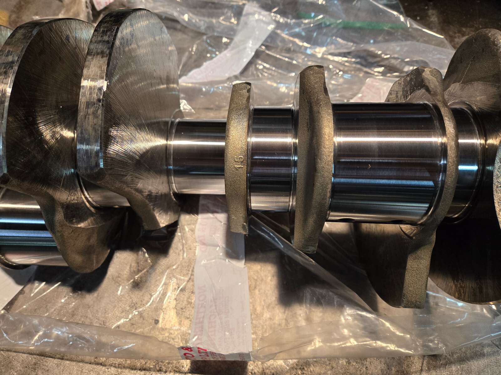 2011-2015 Ford 6.7 Powerstroke Diesel Crankshaft SONOFLUXED POLISHED STANDARD - Picture 2 of 12