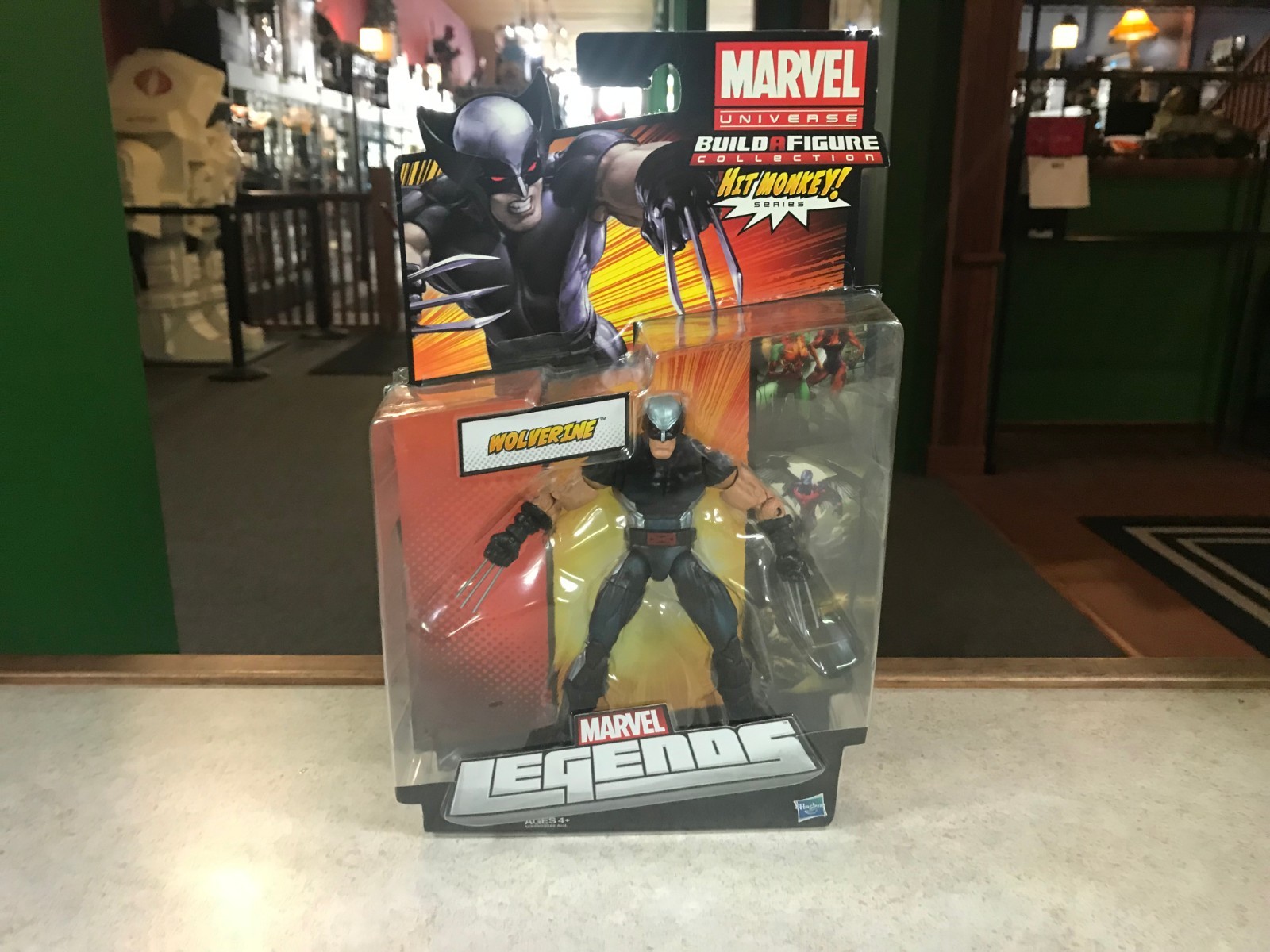 2012 Marvel Legends Hit Monkey BAF Series WOLVERINE Figure MOC