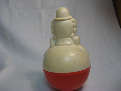 1977 Sanitoy, Inc. Wobble Clown Toy