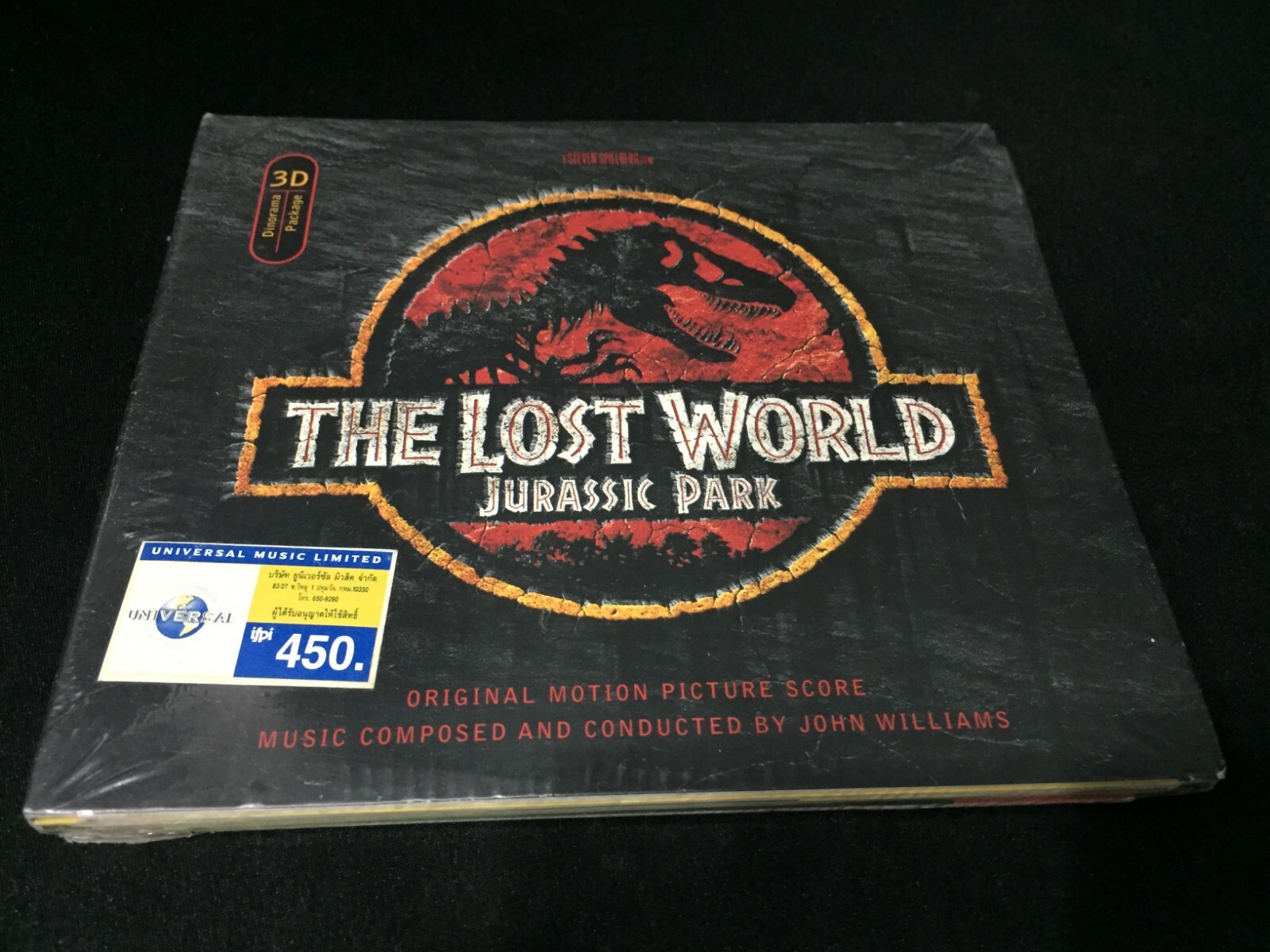 The Lost World Jurassic Park Original Score CD 3D Dinorama