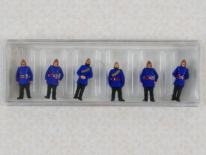 Preiser 12102 FeuerwehrmÃ¤Nner Um 1900 Figuren 1:87 H0 Wie Neu! Ovp St 1703-30-5