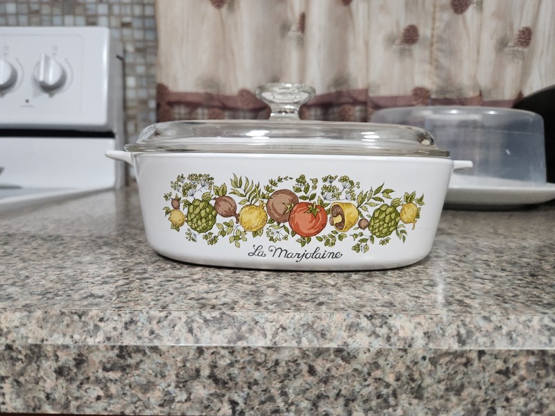 CORNING WARE SPICE OF LIFE LA MARJOLAINE 2qt A-2-B CASSEROLE