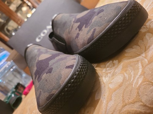 Pre-owned Coach Men's Low Top Sneaker Signature Canvas 11 D Camo Limited Edition In Multicolor