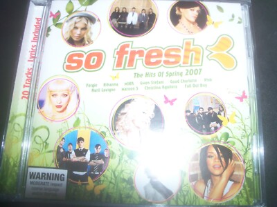 So Fresh Spring 2007 Various CD Ft Fergie Avril Lavigne Pink Powderfinger Akon &