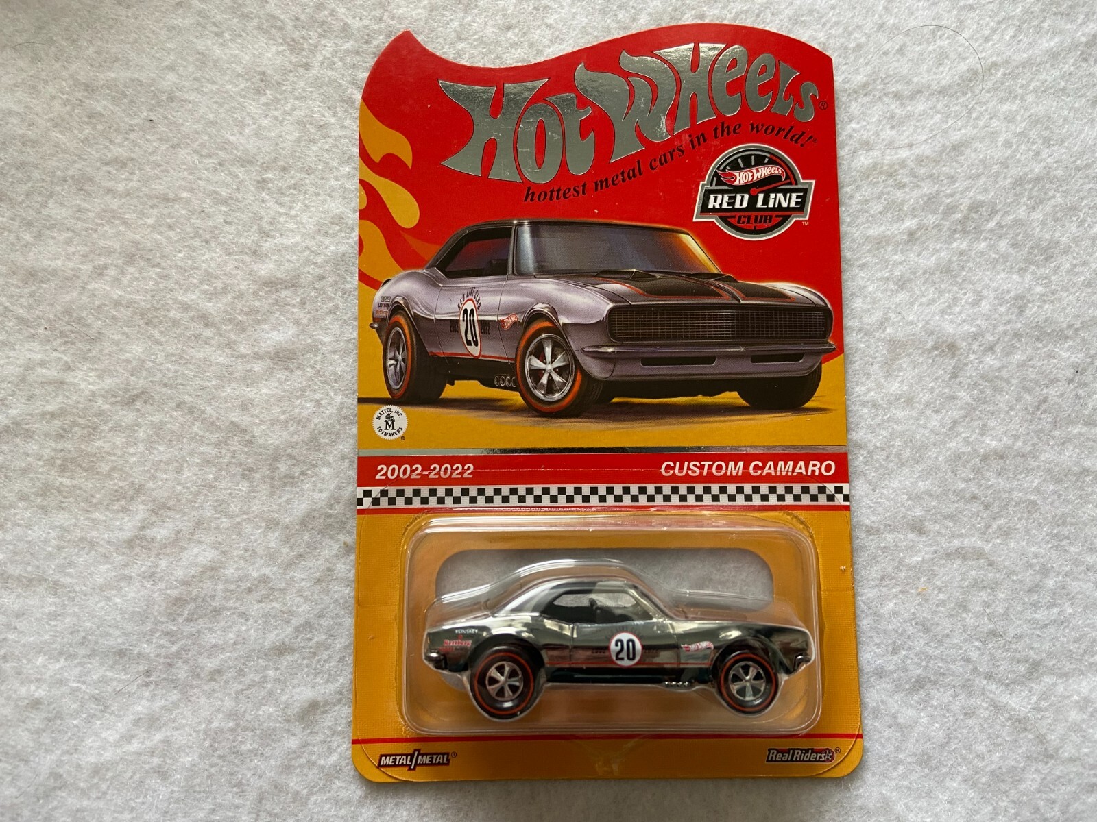 ホットウィール レッドライン クラブ カマロ ① Hot Wheels RLC Redline Club 1969 Chevy Camaro SS Orange Real