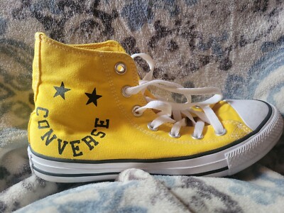 Yellow converse chuck taylor shoes deals