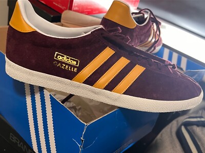 adidas gazelle og noah orange camo shoes size 105 authentic collab fy5381 194372145915