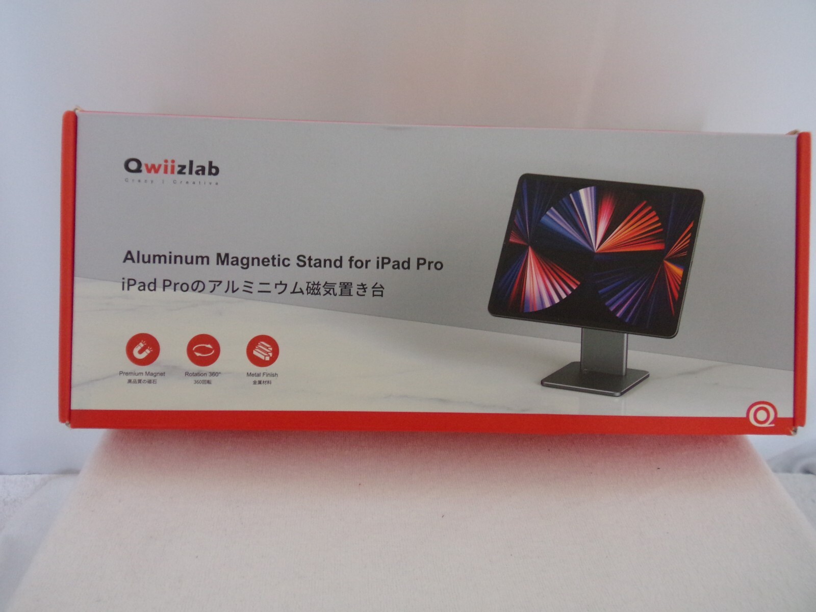 QWIIZLAB Stand iPad Pro ALUMINUM MAGNETIC STAND. FOR 12.9 QWIIZLAB Stand iPad Pro ALUMINUM MAGNETIC STAND. FOR 12.9