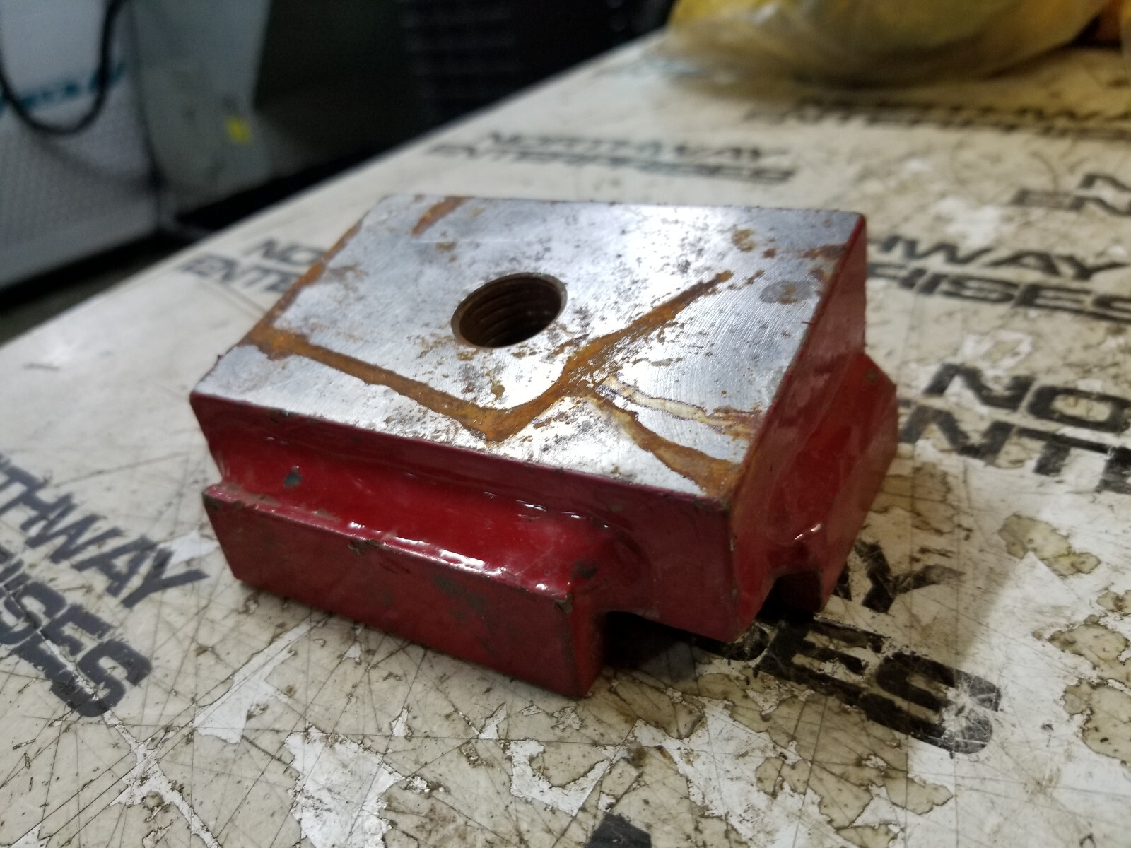 CATERPILLAR CAT 346-3343 Oscillation Lock Cylinder Block 3463343 627 627K LRC 62 - Picture 4 of 5