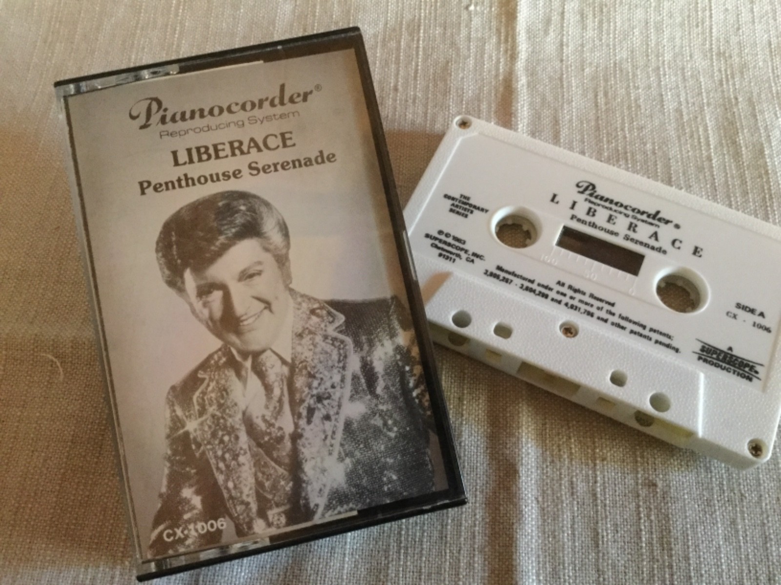 Pianocorder Reproducing System - LIBERACE PENTHOUSE SERENADE - Casette Tape