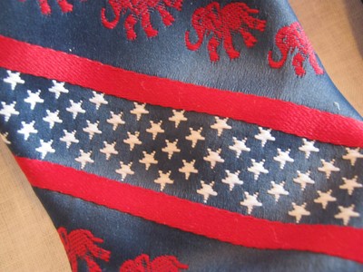 2 Vintage Republican Mens Neck Ties Sears Mens Store