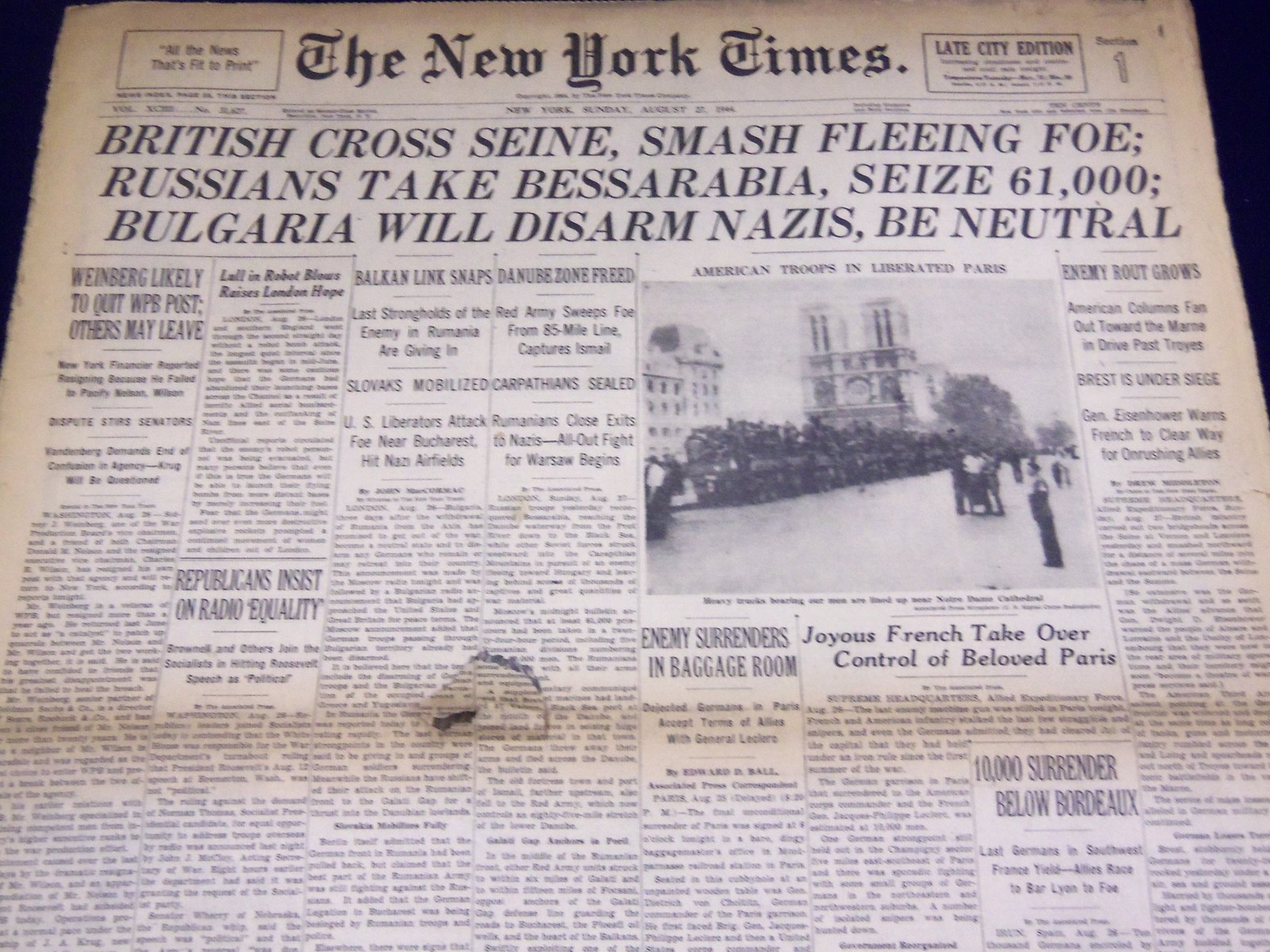 希少・美品】TOILETPAPER DECEMBER 1944 希少・美品】TOILETPAPER