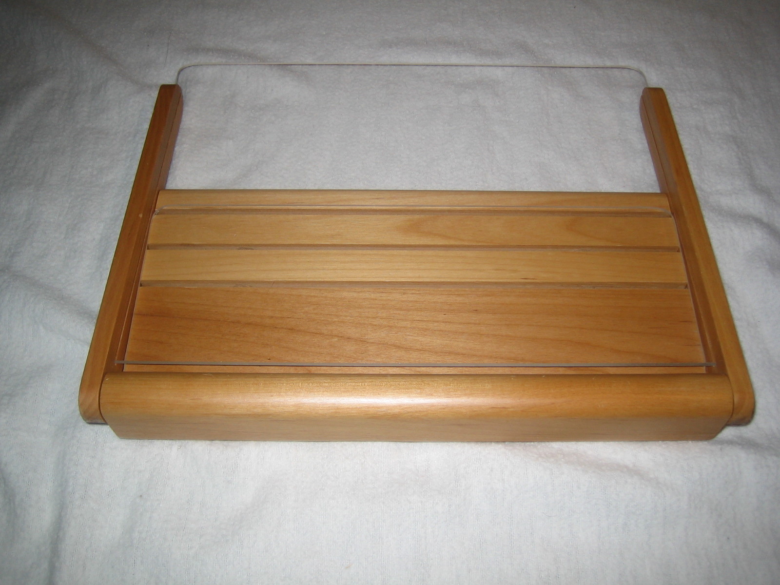 Crate&Barrel Wood&Plxiglass  Cook Book Stand #522-678