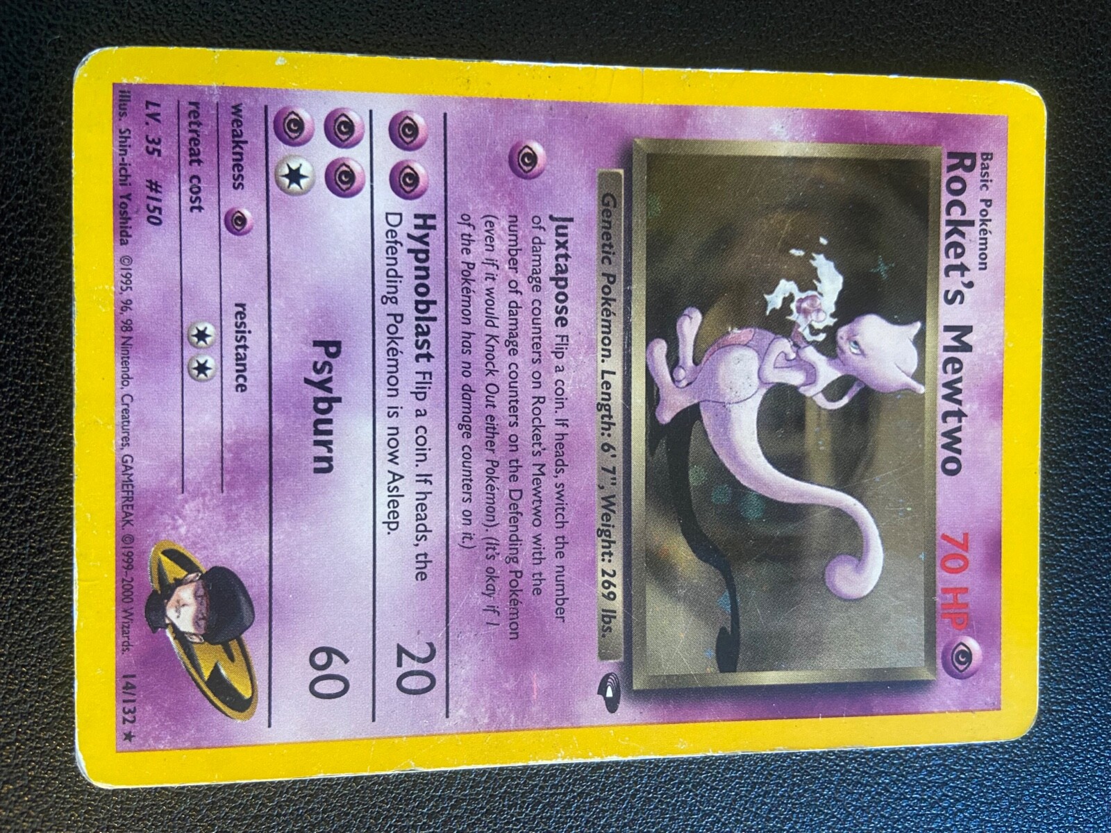 Pokemon TCG English Card Gym Challenge Rocket's Mewtwo 14