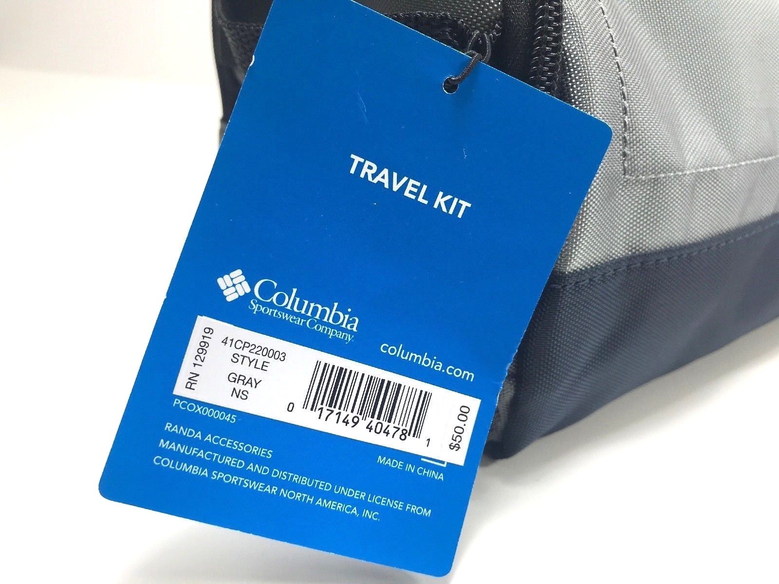 Columbia Toiletry Travel Bag BNWT 50$