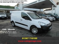 2017 Citroen Berlingo 1.6 BlueHDi 625Kg X 75ps PANEL VAN DIESEL Manual