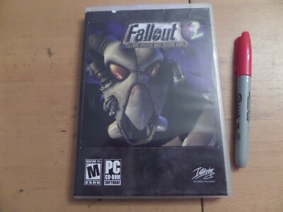 Fallout 2 + DVD type Box  A Post Nuclear RPG PCCD **Windows 98ME2000XP**