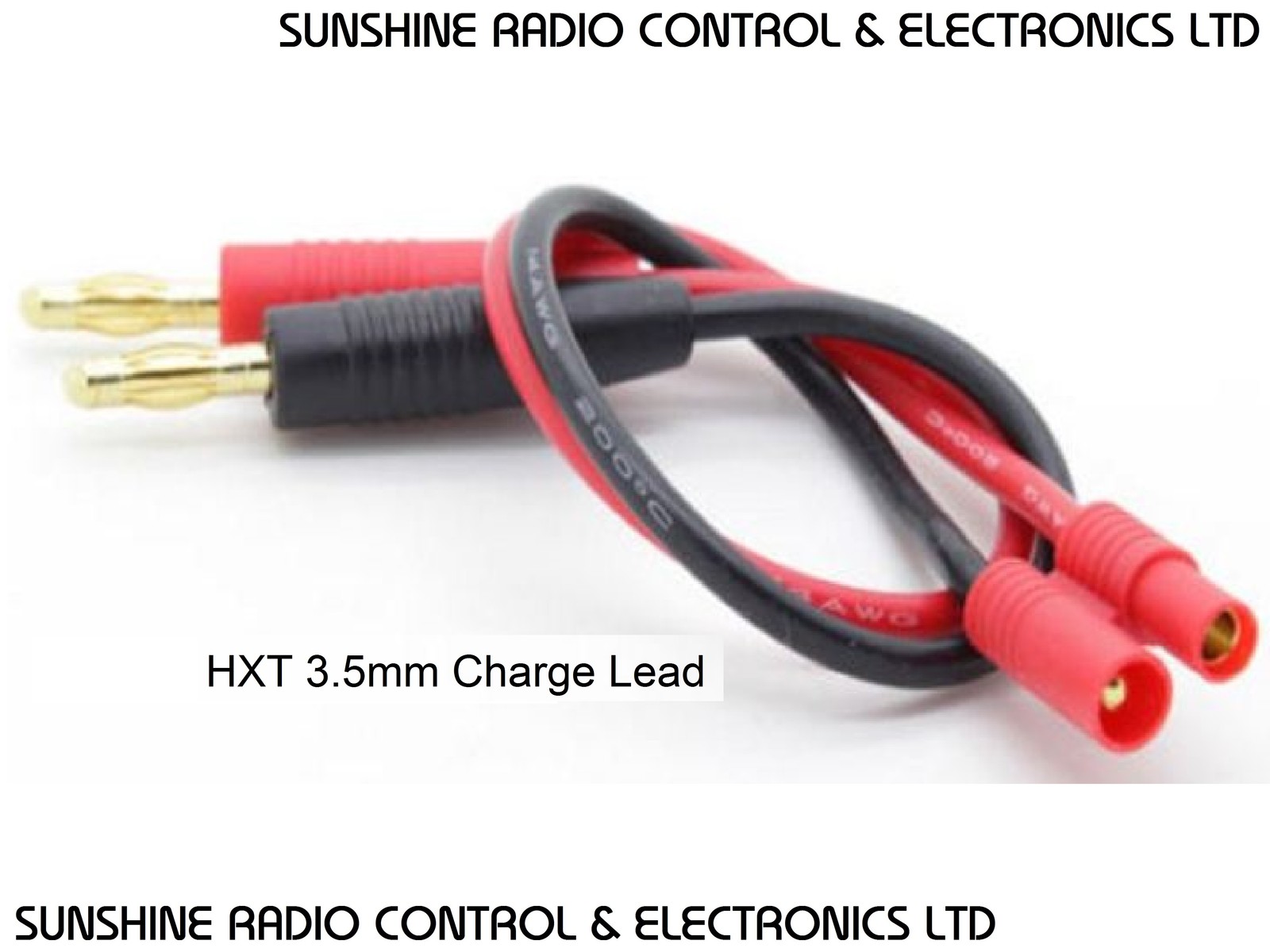 RC HXT 3.5MM Charge Lead With Banana Plugs For Charging Rc Lipo