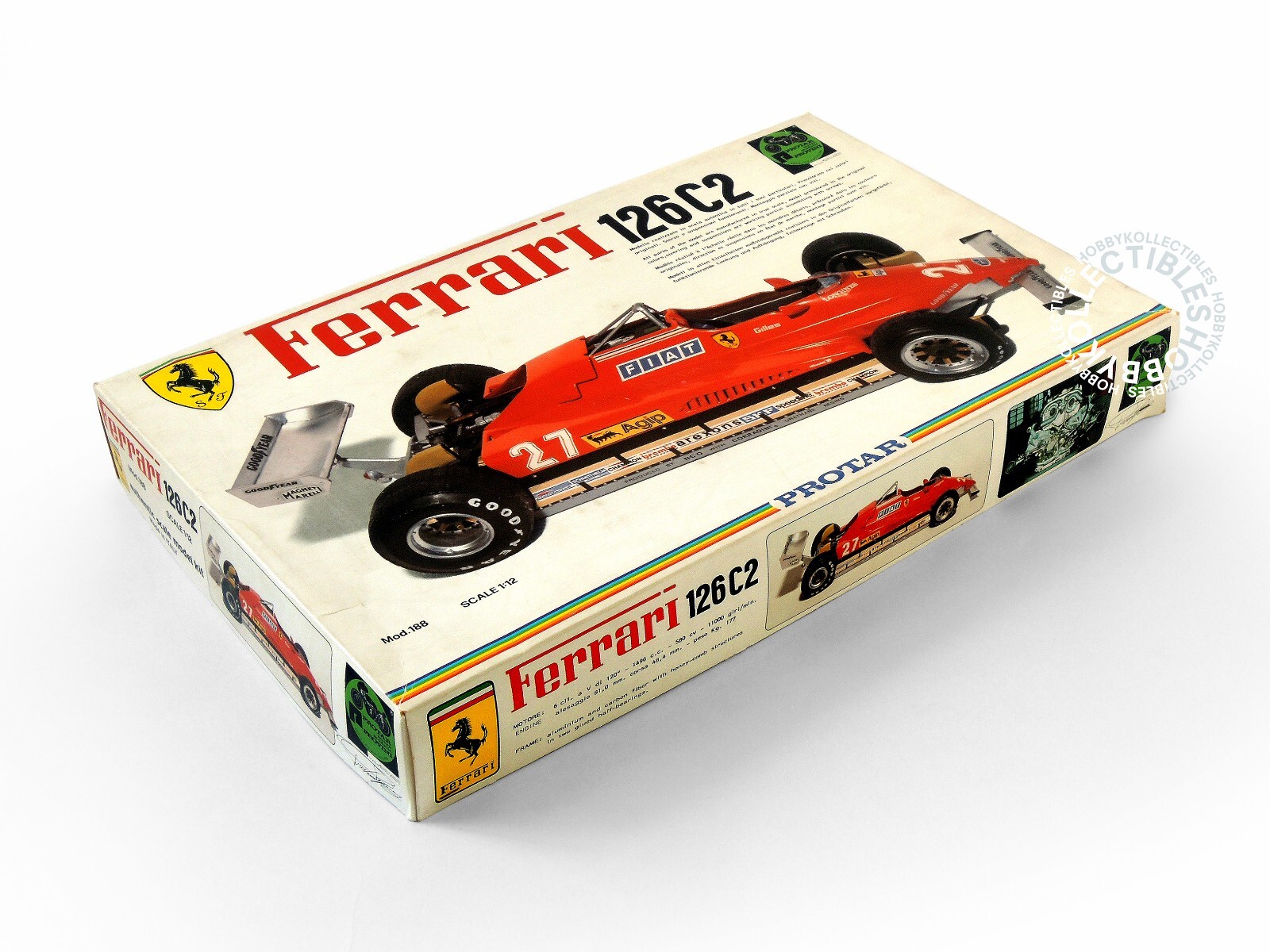 1/12 プロター フェラーリ 126C2 PROTAR(プロター) フェラーリ 126 C2 1/12スケール イタリア製