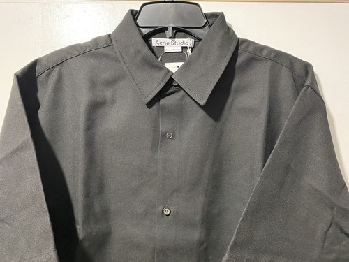 Acne Studios Shepton Oversize Boxy Short Sleeve Button Up